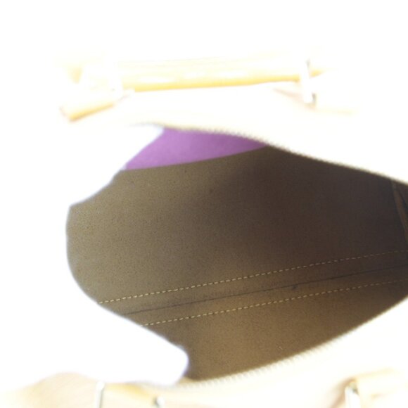 LOUIS VUITTON Yellow Leather Speedy 25 Bag - Picture 13 of 16